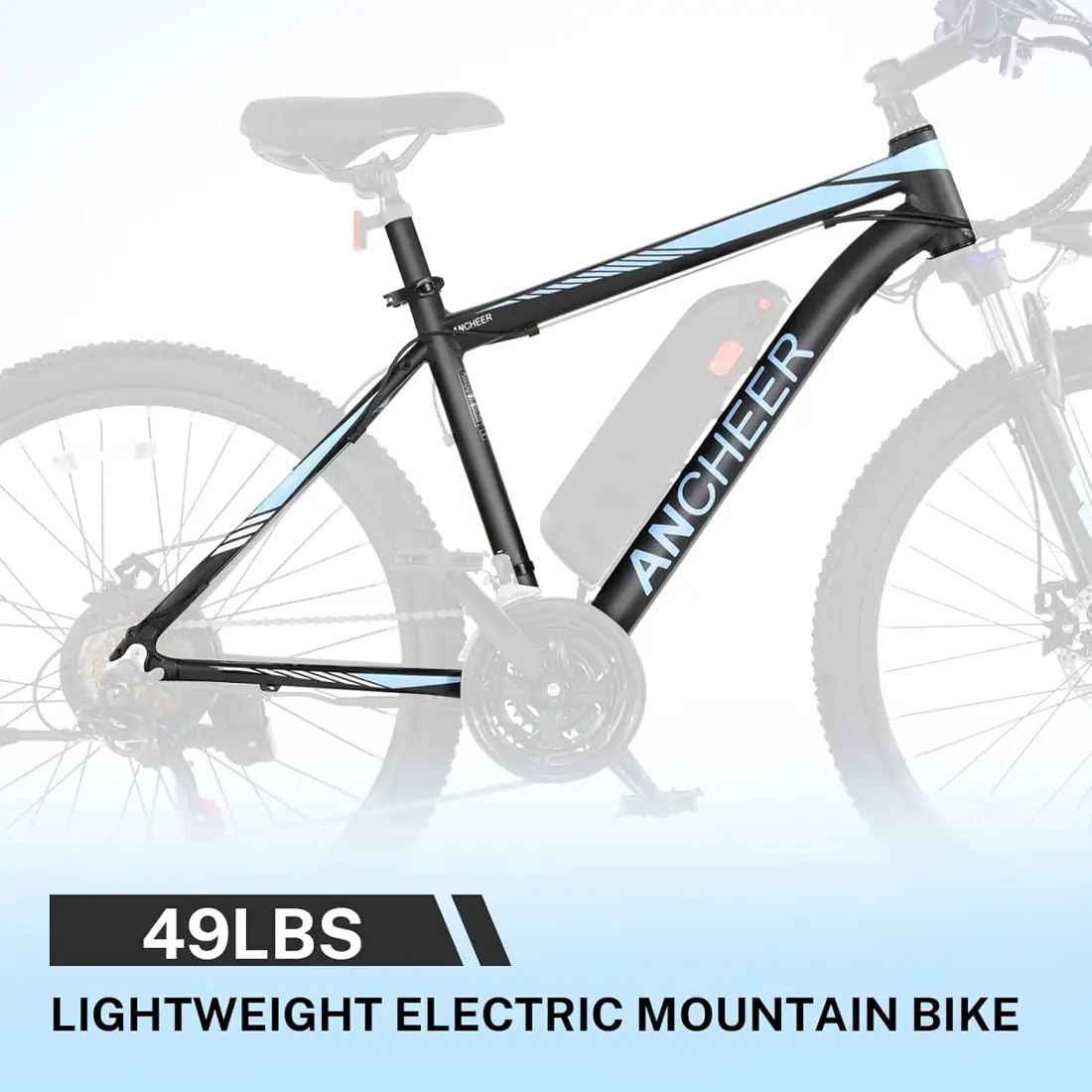 Bicicleta eléctrica montaña Ancheer Sunshine 26" 26 pulgadas — foto 7