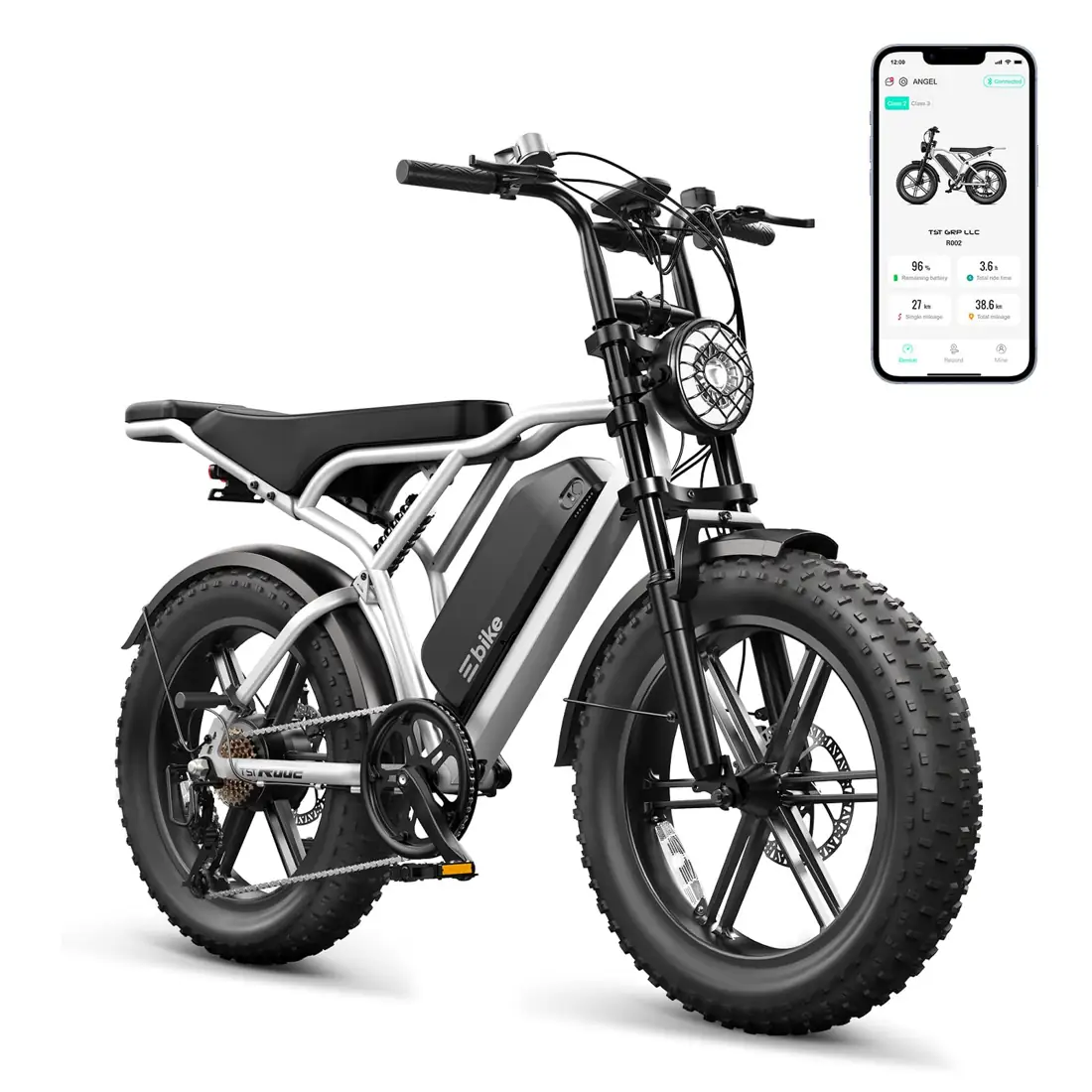 TST Electric Bike for Adults, 48V 15Ah Battery, 65 Miles, Fat Tire foto 2
