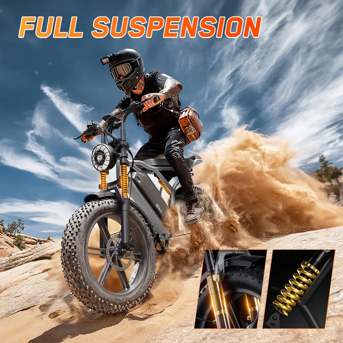TST Electric Bike for Adults, 48V 15Ah Battery, 65 Miles, Fat Tire foto 5