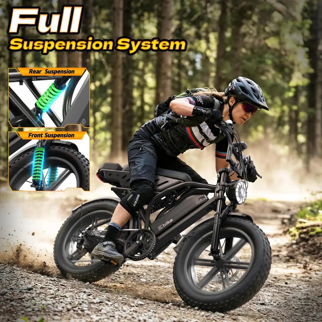 TST Electric Bike for Adults, 48V 15Ah Battery, Retro Style, 65 Miles foto 6