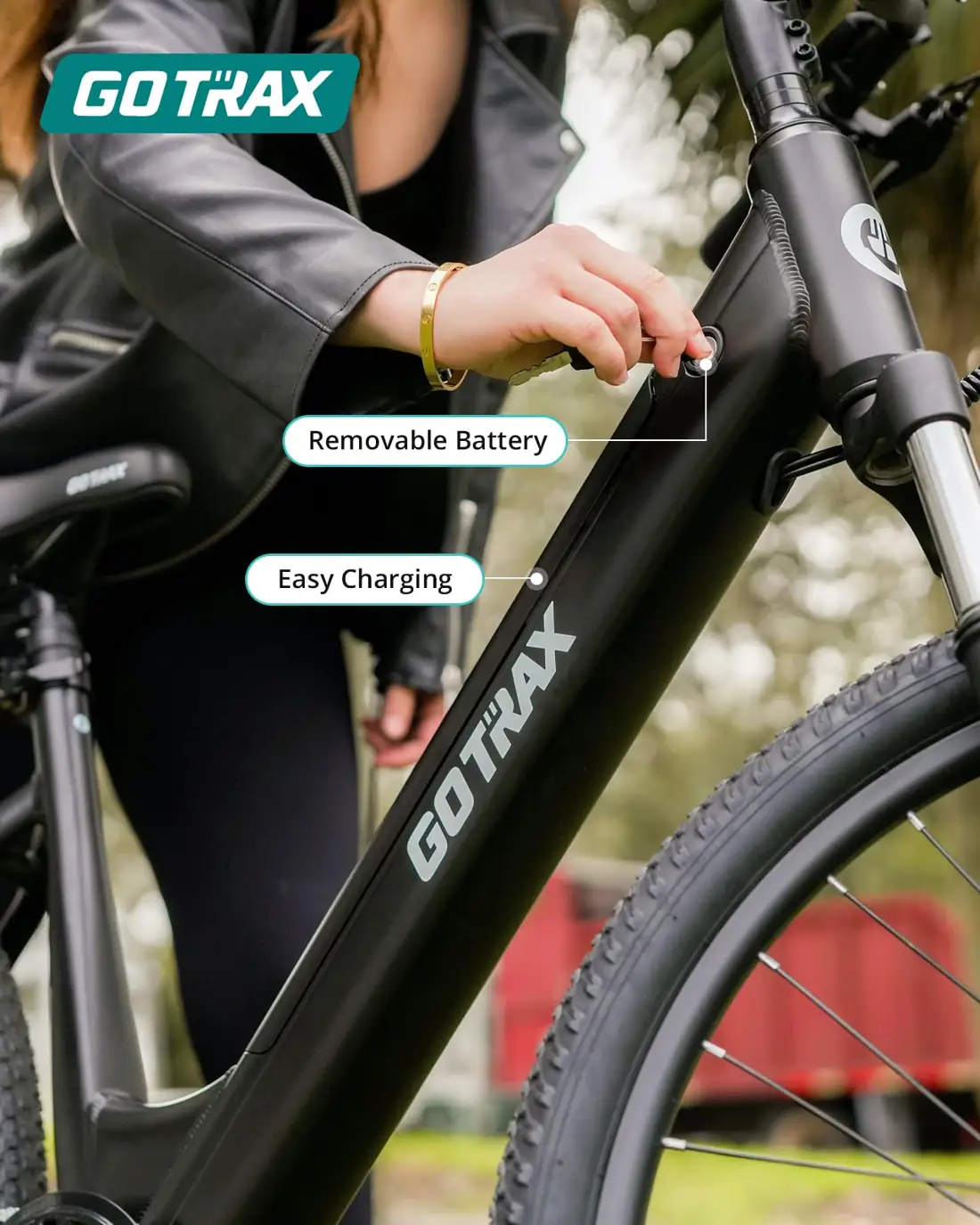 Bicicleta eléctrica ciudad Gotrax Dolphin 26 pulgadas — foto 5